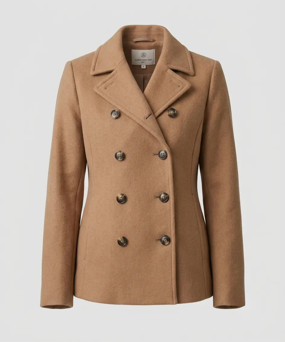 Coat outfit style for DrapX virtual try-on